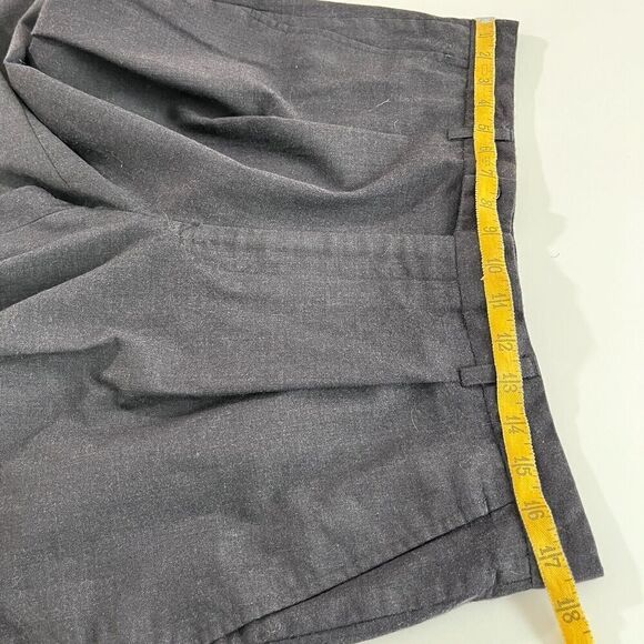 Balenciaga Pants Women 34x26 Grey Wool Cashmere Trouser Baggy Ankle High Rise - Picture 7 of 13